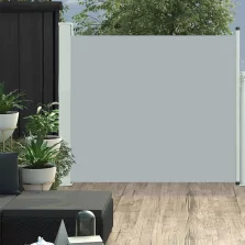   vidaXL szürke kihúzható oldalsó teraszi napellenző 100 x 300 cm