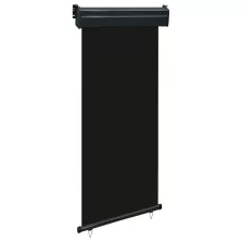 vidaXL fekete erkély oldalnapellenző 85 x 250 cm