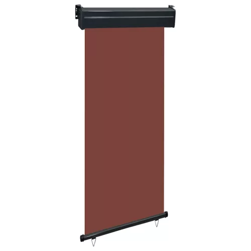 vidaXL barna oldalsó napellenző erkélyre 85 x 250 cm