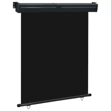 vidaXL fekete erkély oldalnapellenző 145 x 250 cm