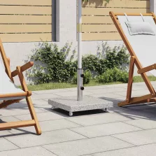 vidaXL négyszögletes szürke gránit napernyőtalp 30 kg