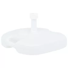   vidaXL homokkal vagy vízzel tölthető fehér műanyag napernyőtalp 16 L