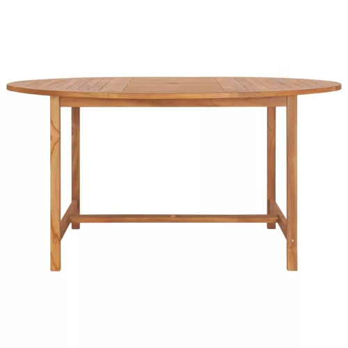 vidaXL tömör tíkfa kerti asztal 150 x 76 cm
