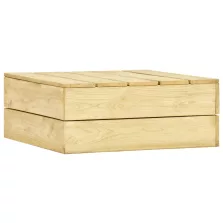 vidaXL impregnált fenyőfa kerti asztal 75 x 75 x 31 cm
