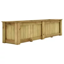 vidaXL impregnált fenyőfa magaságyás 196 x 50 x 50 cm