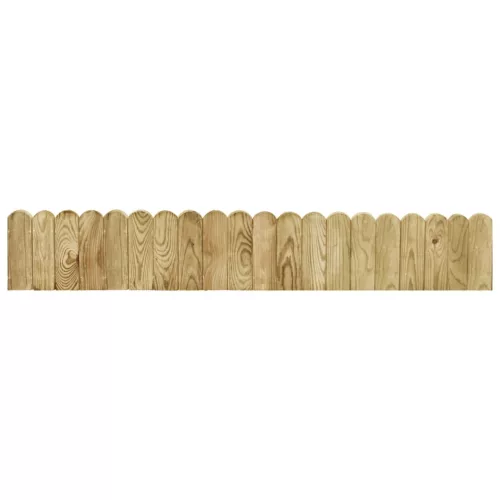 vidaXL zöld impregnált fenyőfa bordűrtekercs 120 cm