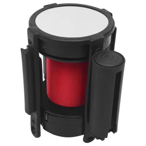 vidaXL piros visszahúzható szíjas elválasztókorlát 200 cm