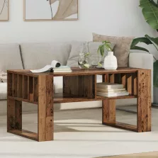 vidaXL Dohányzóasztal Öreg fa 92 x 49,5 x 45 cm Faanyag