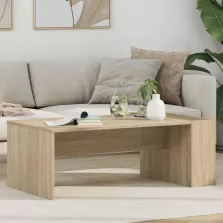   vidaXL Dohányzóasztal Sonoma tölgy 95 x 50 x 34 cm Faanyag