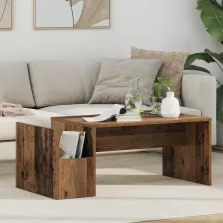 vidaXL Dohányzóasztal Öreg fa 90 x 45 x 35 cm Faanyag