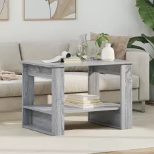  vidaXL Dohányzóasztal Szürke Sonoma 72 x 50 x 50 cm Faanyag
