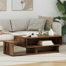 vidaXL Dohányzóasztal Öreg fa 105 x 50 x 32,5 cm Faanyag