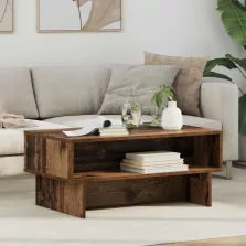 vidaXL Dohányzóasztal Öreg fa 80 x 46 x 35 cm Faanyag