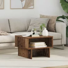 vidaXL Dohányzóasztal Öreg fa 48 x 46 x 35 cm Faanyag