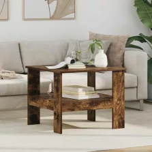   vidaXL Dohányzóasztal Füstölt tölgy 57 x 55 x 45 cm Faanyag