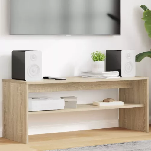 vidaXL TV szekrény Sonoma tölgy 100 x 35 x 40 cm Faanyag