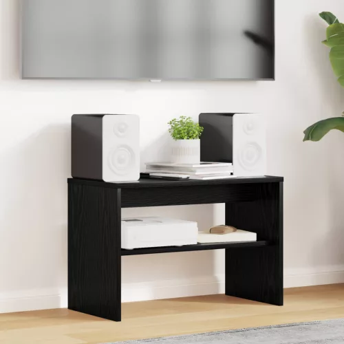 vidaXL TV szekrény Fekete tölgy 60 x 30 x 40 cm Faanyag