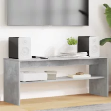 vidaXL TV szekrény Beton Szürke 100 x 30 x 40 cm Faanyag