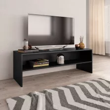 vidaXL fekete szerelt fa TV-szekrény 120 x 40 x 40 cm