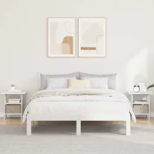   vidaXL Éjjeli asztal fiókkal 2 pcs Fehér 41 x 40 x 45 cm Faanyag