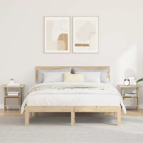 vidaXL Éjjeli asztal 2 pcs Sonoma tölgy 41 x 40 x 45 cm Faanyag