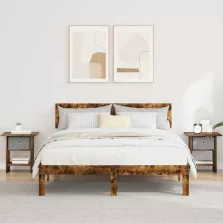   vidaXL Éjjeli asztal 2 pcs Füstölt tölgy 41 x 40 x 45 cm Faanyag