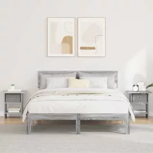   vidaXL Éjjeli asztal 2 pcs Szürke Sonoma 41 x 40 x 45 cm Faanyag