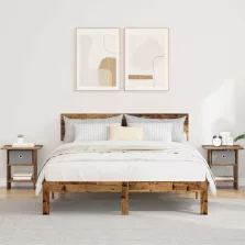   vidaXL Éjjeli asztal fiókkal 2 pcs Öreg fa 41 x 40 x 45 cm Faanyag