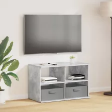 vidaXL TV állvány fiókkal Beton Szürke 79 x 40 x 48 cm