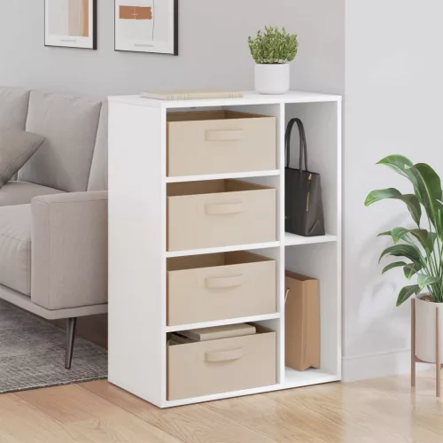 vidaXL Széf fiókkal Fehér 60 x 33,5 x 84 cm