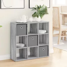 vidaXL Széf fiókkal Szürke Sonoma 73,5 x 24 x 69,5 cm