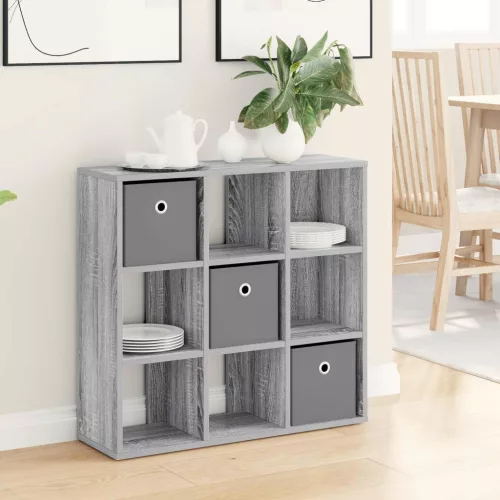 vidaXL Széf fiókkal Szürke Sonoma 73,5 x 24 x 69,5 cm