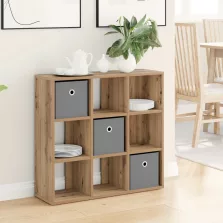 vidaXL Széf fiókkal Artisan tölgy 73,5 x 24 x 69,5 cm