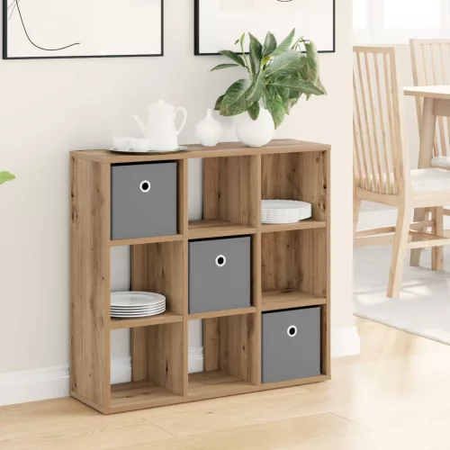 vidaXL Széf fiókkal Artisan tölgy 73,5 x 24 x 69,5 cm