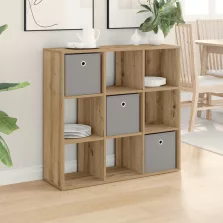 vidaXL Széf fiókkal Artisan tölgy 88,5 x 29 x 84,5 cm