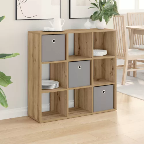 vidaXL Széf fiókkal Artisan tölgy 88,5 x 29 x 84,5 cm