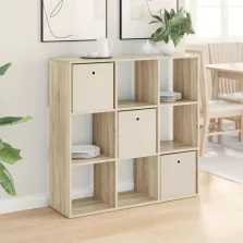 vidaXL Széf fiókkal Sonoma tölgy 102 x 31 x 99,5 cm