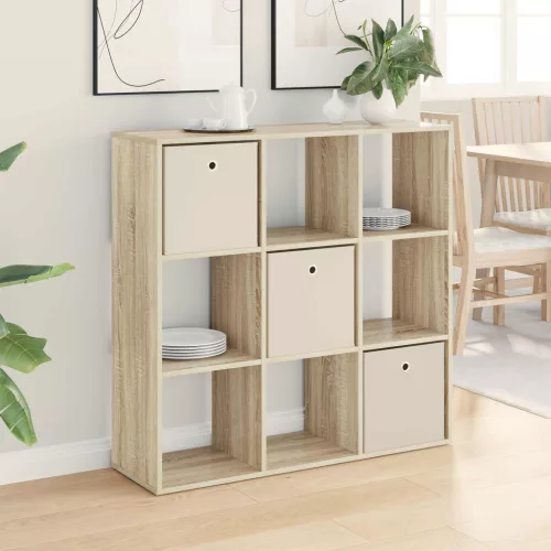 vidaXL Széf fiókkal Sonoma tölgy 102 x 31 x 99,5 cm