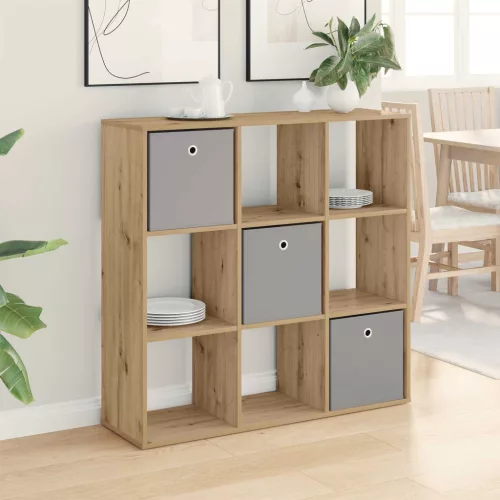 vidaXL Széf fiókkal Artisan tölgy 102 x 31 x 99,5 cm