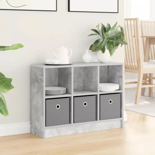 vidaXL Széf fiókkal Beton Szürke 73,5 x 22,5 x 53,5 cm