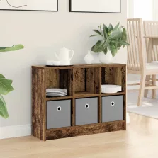 vidaXL Széf fiókkal Öreg fa 73,5 x 22,5 x 53,5 cm