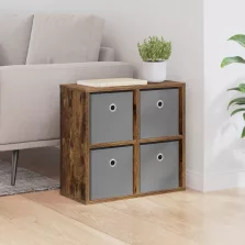 vidaXL Széf fiókkal Füstölt tölgy 49,5 x 22 x 47 cm