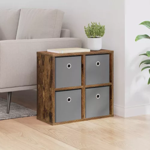 vidaXL Széf fiókkal Füstölt tölgy 49,5 x 22 x 47 cm