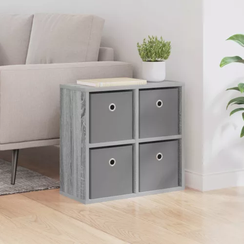 vidaXL Széf fiókkal Szürke Sonoma 49,5 x 22 x 47 cm