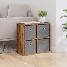 vidaXL Széf fiókkal Öreg fa 49,5 x 22 x 47 cm