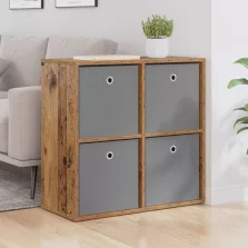 vidaXL Széf fiókkal Öreg fa 68,5 x 32 x 67 cm