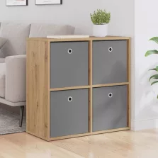 vidaXL Széf fiókkal Artisan tölgy 68,5 x 32 x 67 cm