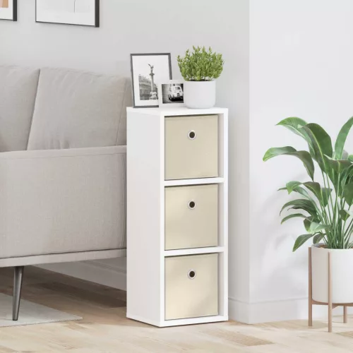 vidaXL Széf fiókkal Fehér 25,5 x 22 x 69,5 cm