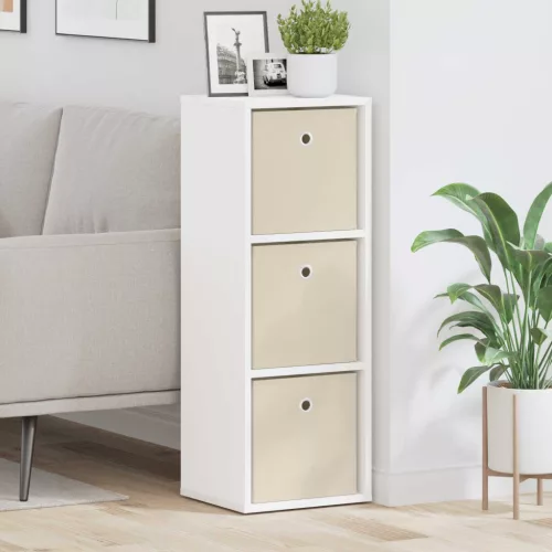 vidaXL Széf fiókkal Fehér 30,5 x 27 x 84,5 cm