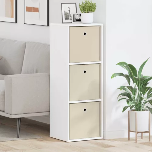 vidaXL Széf fiókkal Fehér 35 x 32 x 99,5 cm